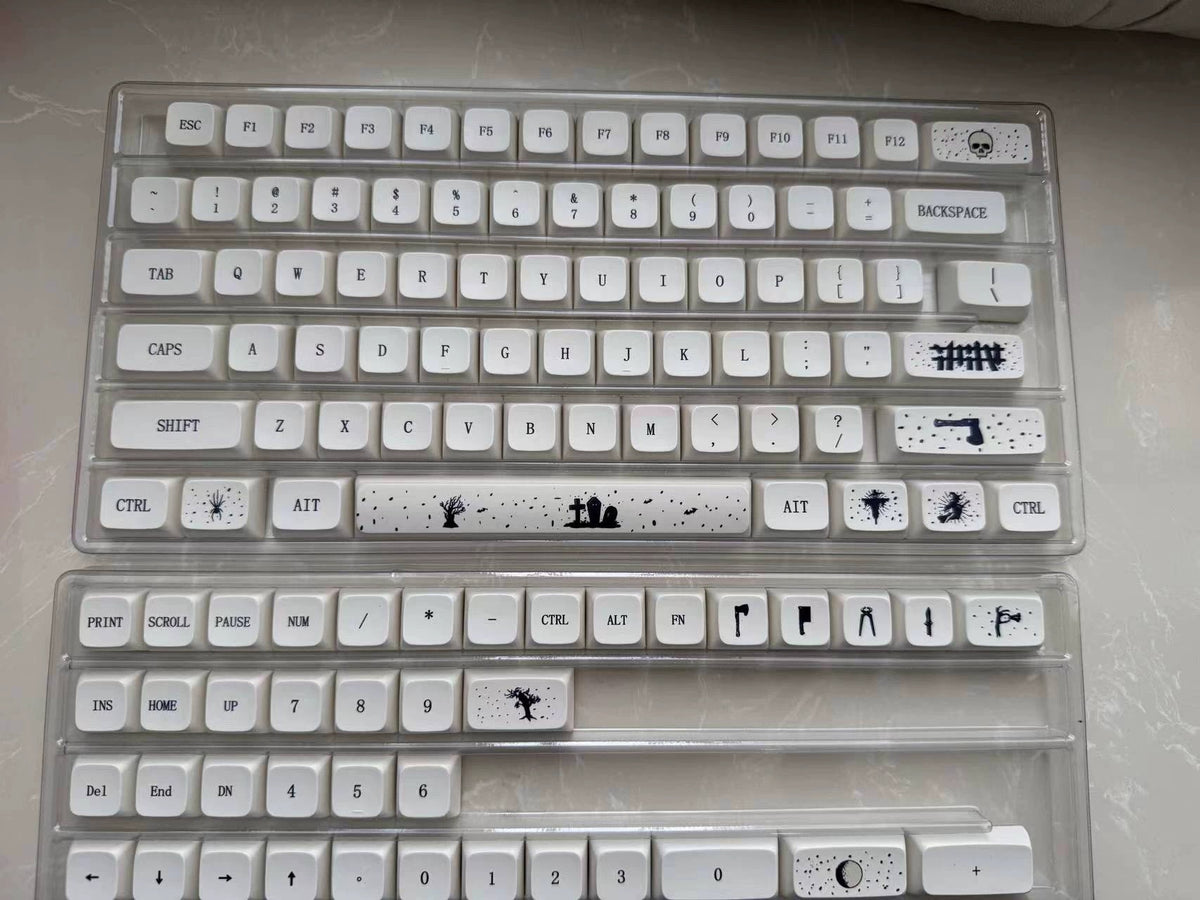 Halloween White Keycaps – photo 5
