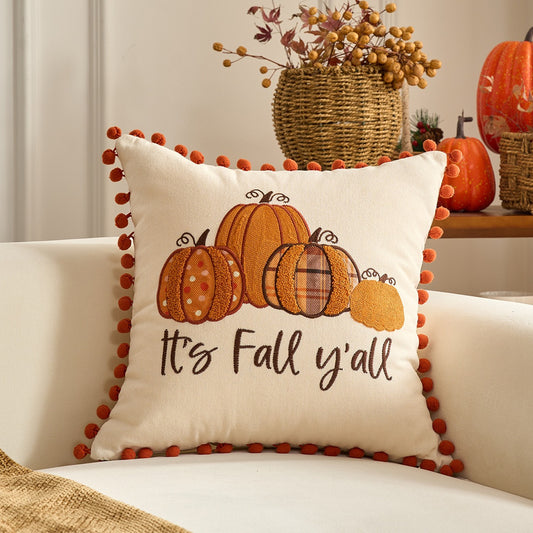 It's Fall Y'all Pumpkin Pillow Covers – Set of 2