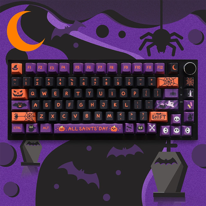 Halloween Black Cat Keycaps