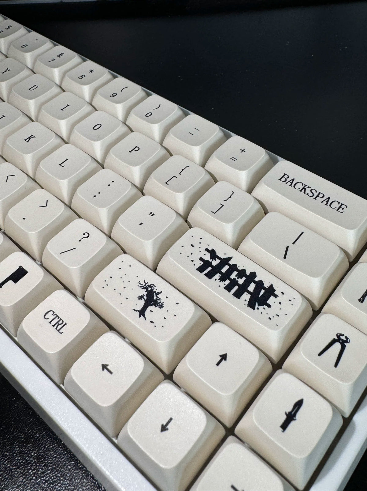 Halloween White Keycaps – photo 2