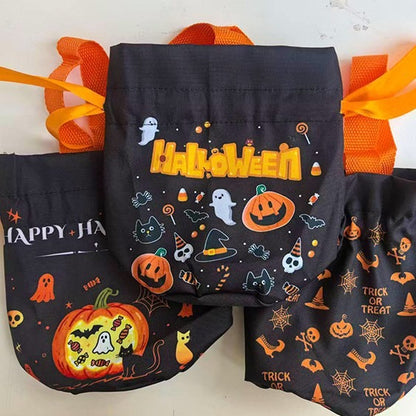 Reusable Halloween Candy Bags – 6-Pack Canvas Treat Bags – photo 3