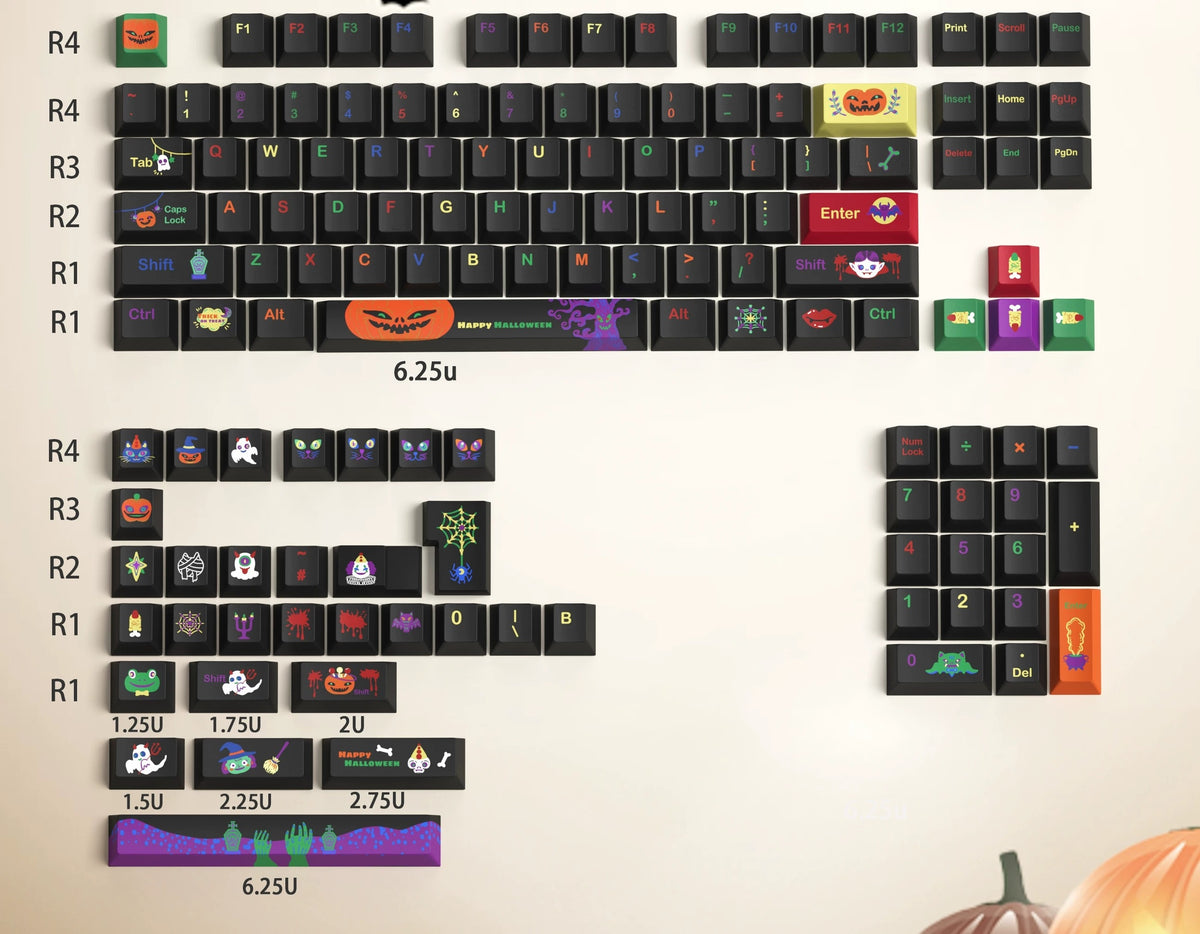 Halloween Dark Theme Keycaps – photo 6